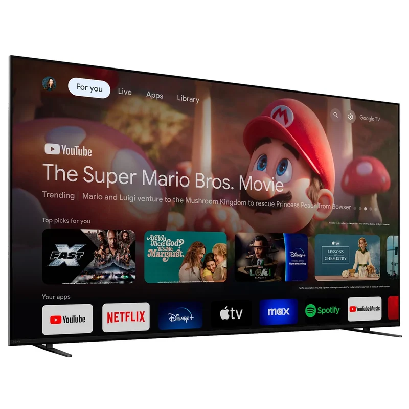 SONY - Téléviseur Intelligent Google HDR mini-DEL UHD 4K Bravia 7 XR70 de 65 po *Boite Ouverte*