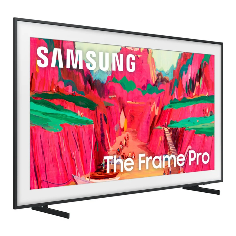 SAMSUNG - Téléviseur Intelligent Tizen HDR Neo QLED UHD 4K The Frame Pro LS03FW de 75 po *Boite Ouverte*