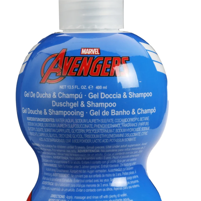 Gel douche et shampoing 2en1 Captain America