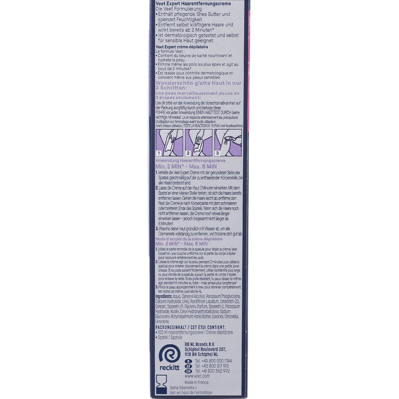 Lot de 2 crèmes épilatoires expert corps et jambes