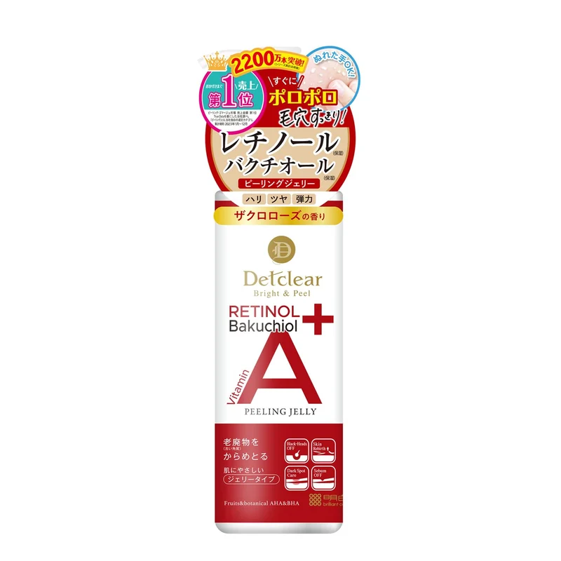 Det Clear Bright & Peel Aging Care Jelly 180ml with Retinol & Bakuchiol