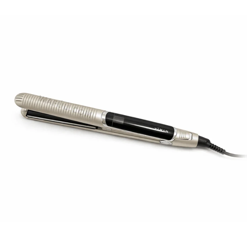 YA-MAN Straight Hair Iron Smooth Ion Plus YJHB6N Gold for Overseas Use AC100～240V