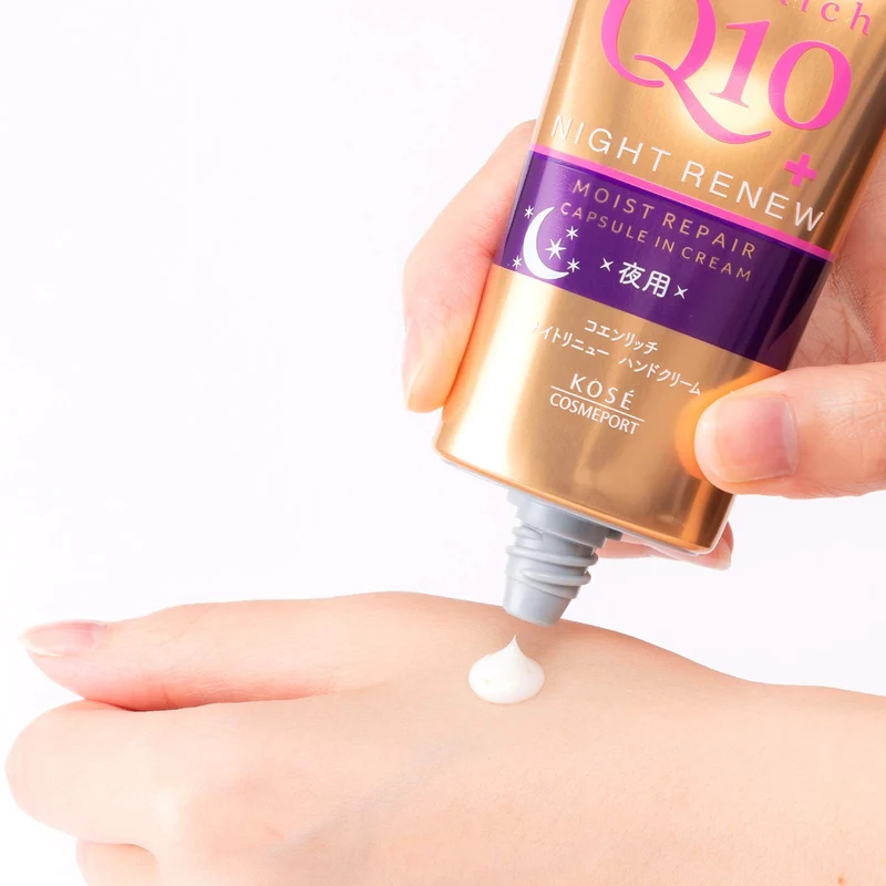 Coenrich Night Renew Hand Cream 80G | Moisturizing Nighttime Care by Kose