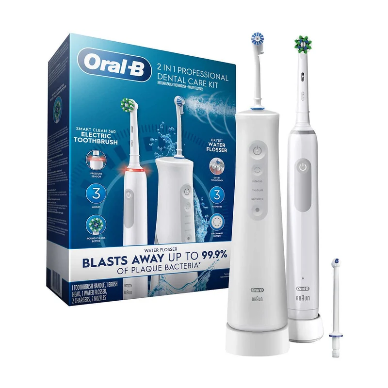 ORAL-B - Trousse de Soins Dentaires 2 en 1 Professionnelle