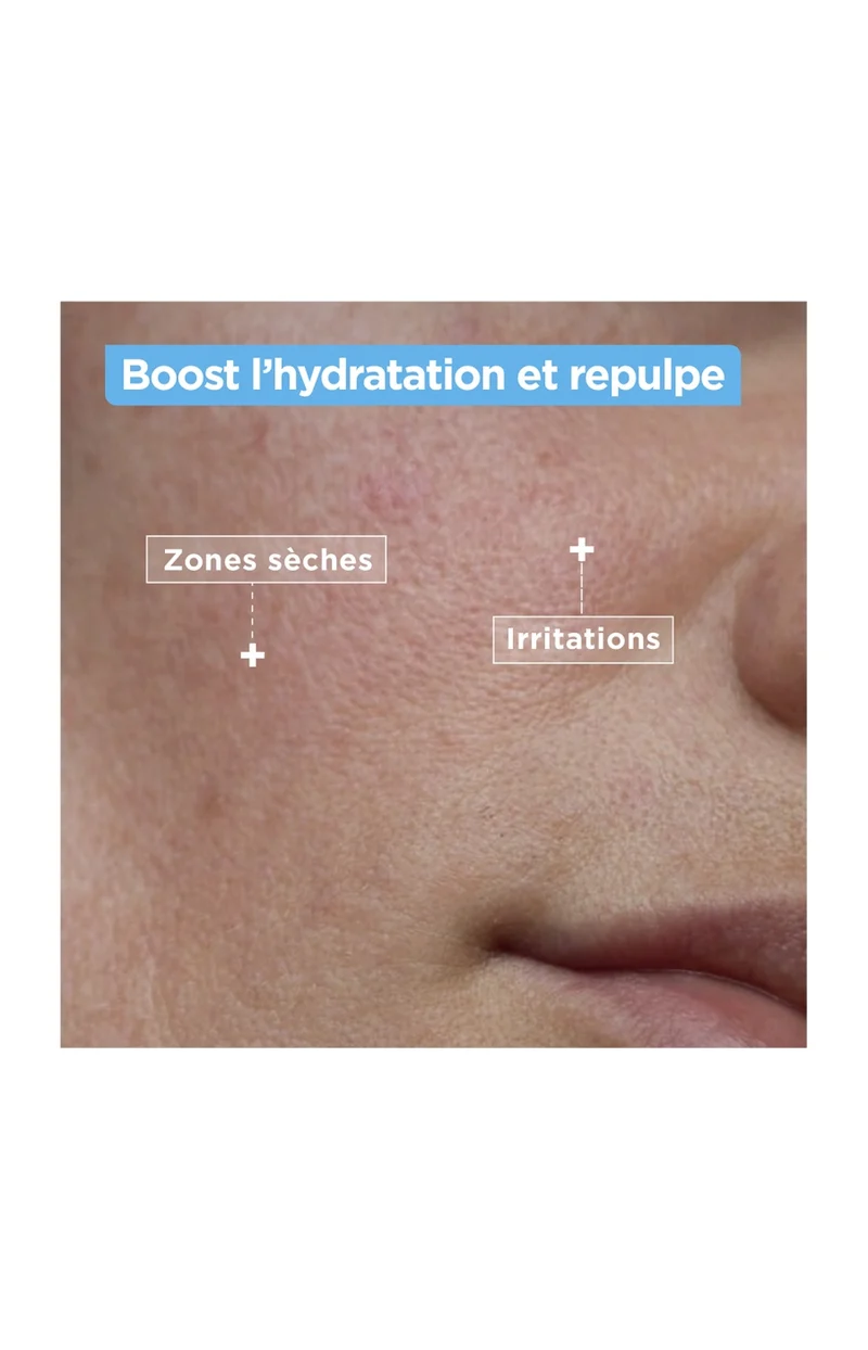Gel nettoyant apaisant - Acide hyaluronique & squalane - Peaux sensibles - 200 ml