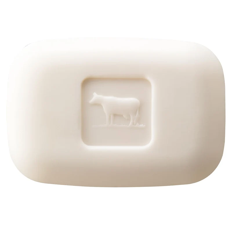 Cow Brand No Additives Blue Box Bath Soap 3-Pack for Moisturizing Skin