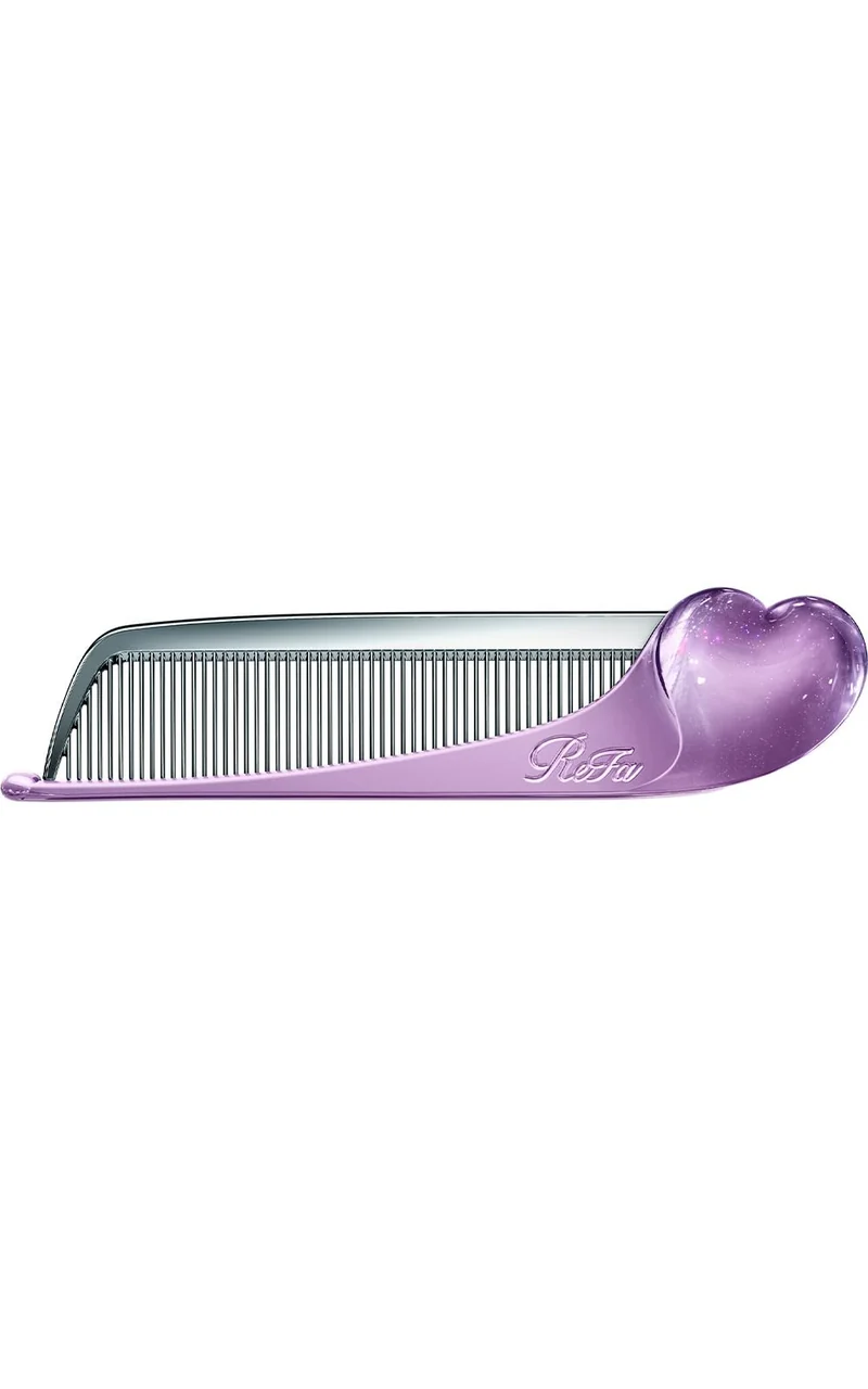 ReFa Heart Comb Aira M Purple