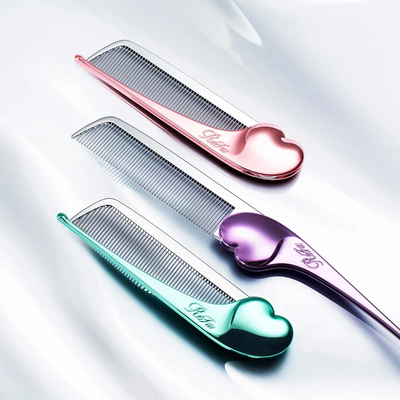 ReFa Heart Comb Aira M Purple