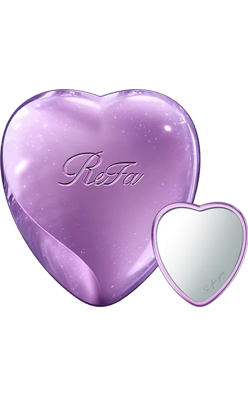 ReFa Heart Mirror M Purple