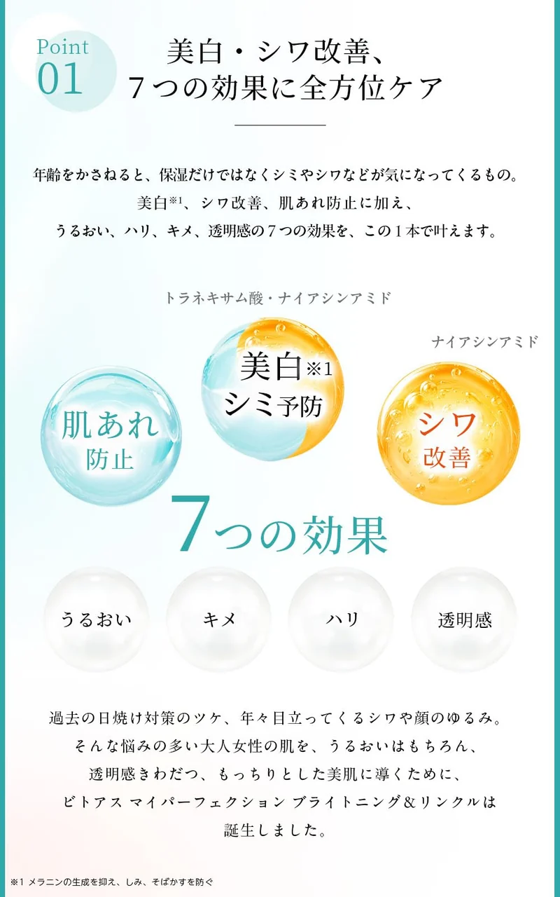 Suntory vitoas My Perfection Brightening & Wrinkle 20ml