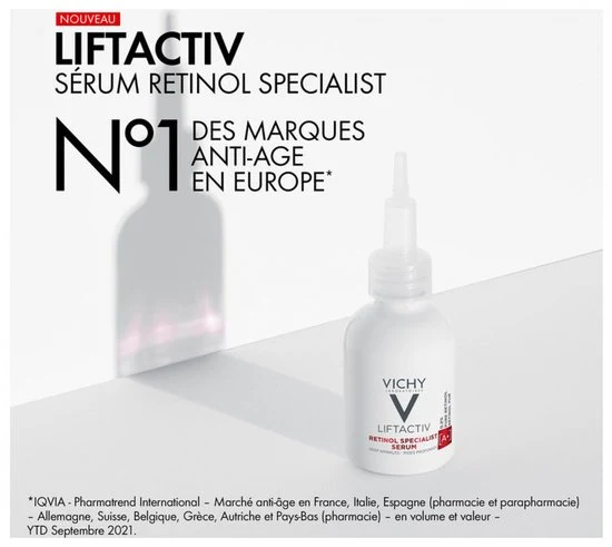 Vichy Liftactiv Retinol Specialist Serum - Vermindert Diepe Rimpels - 30ml