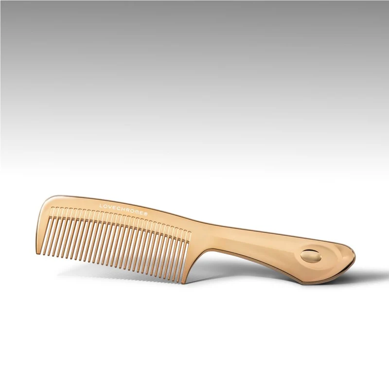LOVECHROME K24GP Tetsuki Hair Brush Comb, Gold