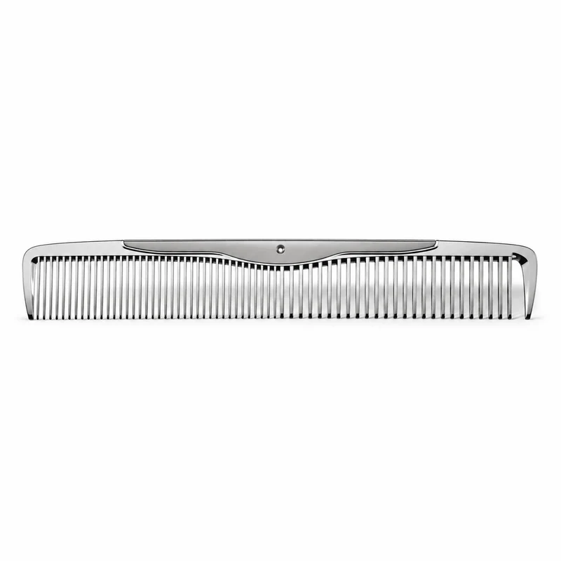 LOVECHROME F Cutting Hair Brush Comb, Silver