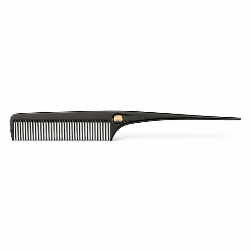 LOVECHROME B3 Ring Hair Brush Comb, Deep Black