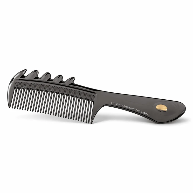 LOVECHROME B3 Scalp Kassa Hair Brush Comb, Deep Black
