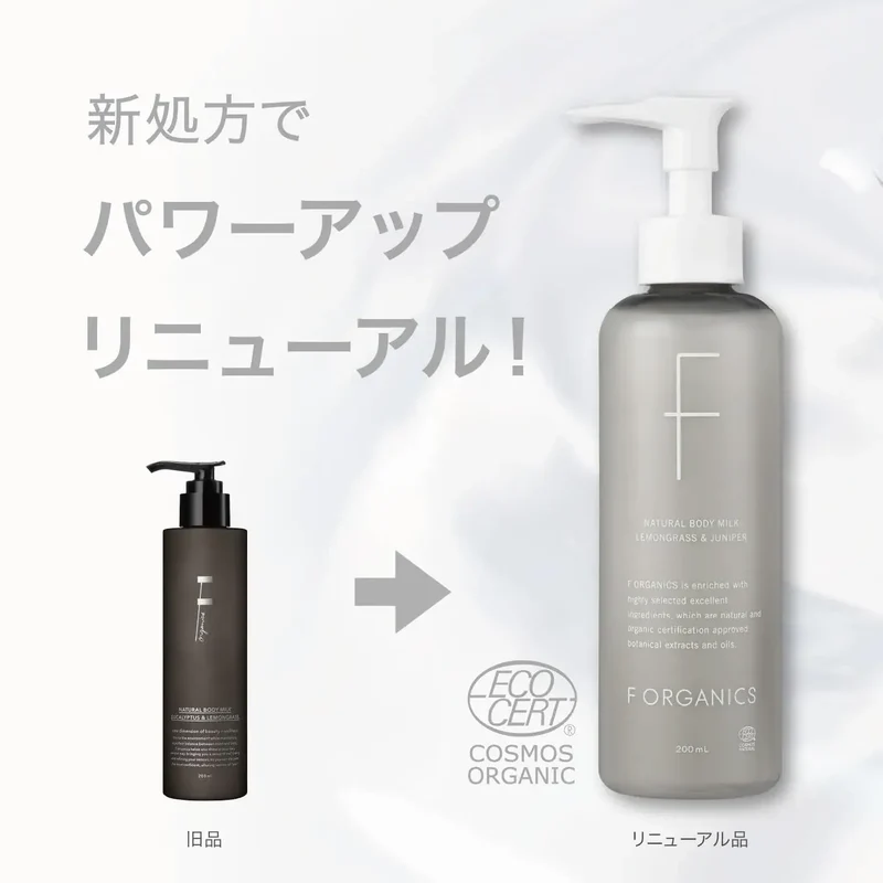 F organics Natural Body Milk Lotion for Dry Skin Moisture Care