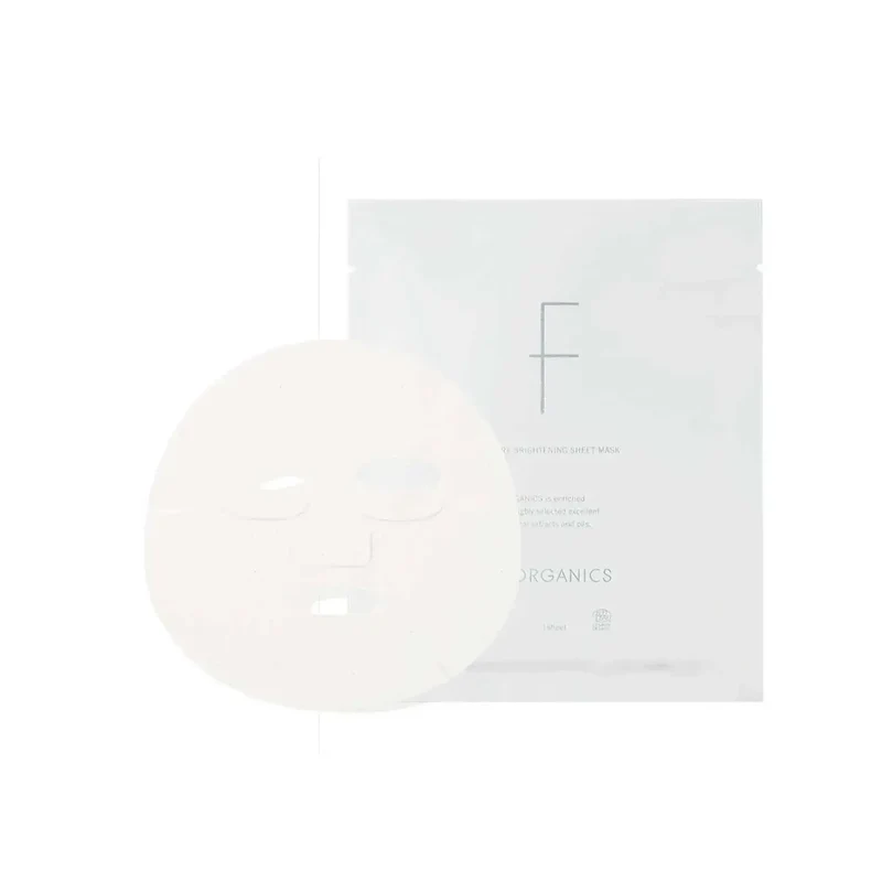 F organics More Brightening Facial Sheet Mask Skincare Routine