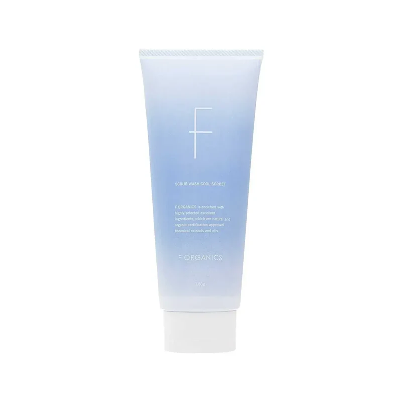 F Organics Scrub Wash Cool Sorbet 180g Cooling 2-in-1 Body Scrub