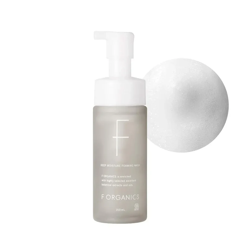 F Organics Deep Moisture Foaming Face Wash Facial Cleanser 150mL