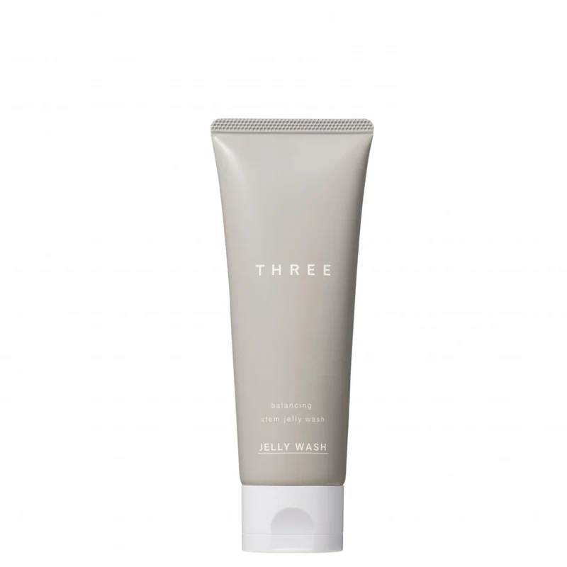 Three Facial Cleanser Balancing Stem Jelly Wash 100G Gentle Hydration