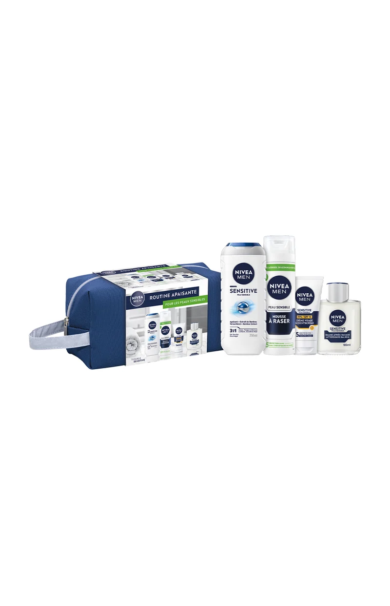 Trousse routine apaisante - Homme - 4 produits