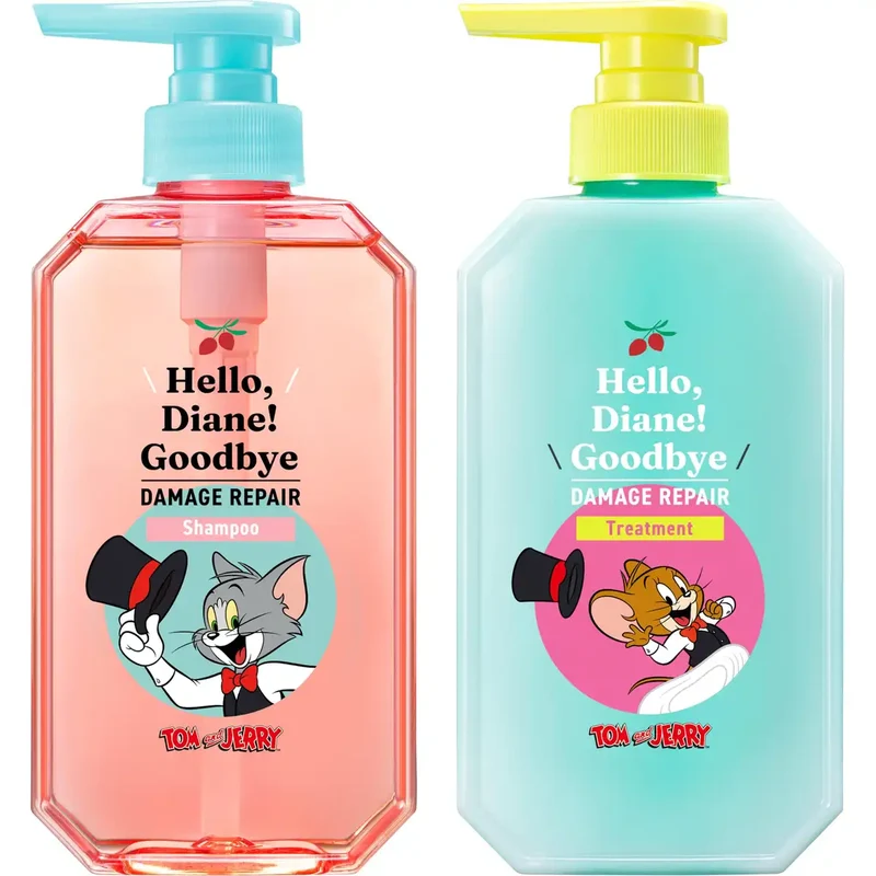 Diane Tom and Jerry Treatment for Damaged Hair 400ml Tea Musk