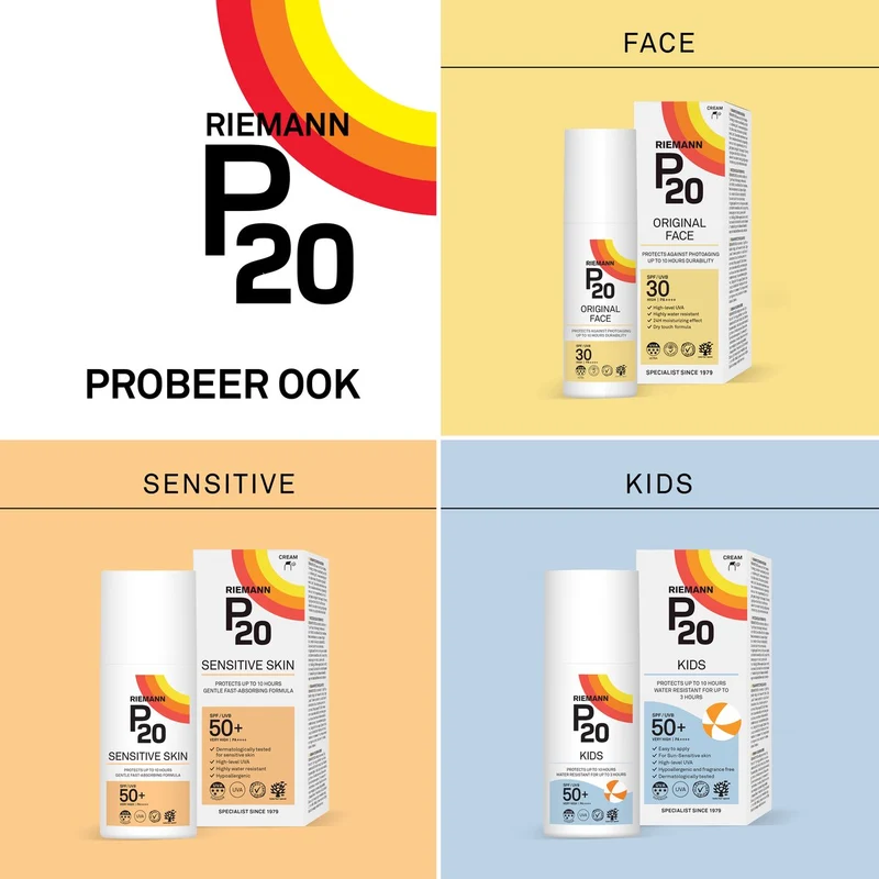 P20 Kids SPF 50+ - Zonnebrand lotion -175ml