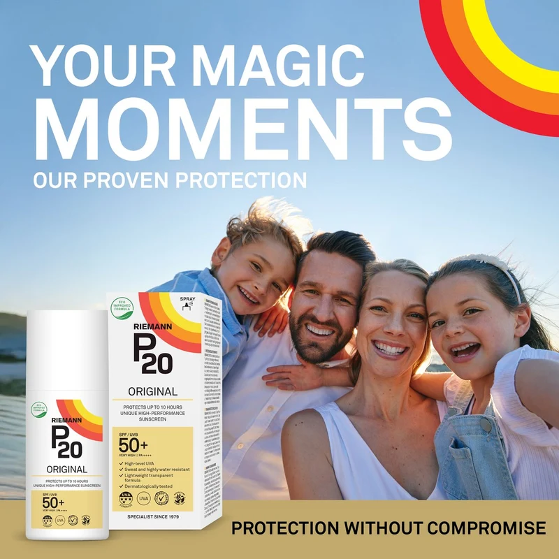 P20 Original SPF 50+ - Zonnebrand Spray - factor 50+ - 175 ml