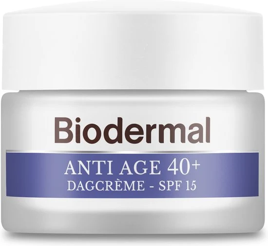 Biodermal Anti Age dagcrème 40+ - Dagcrème met SPF15 - 50ml