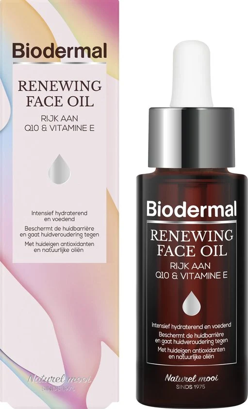 Biodermal gezichtsolie - Renewing Face Oil Anti age Olie - 30ml