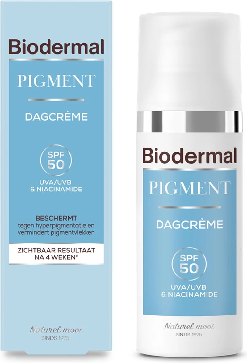 Biodermal Pigment Dagcrème - SPF 50 - pigmentvlekken creme - 50 ml