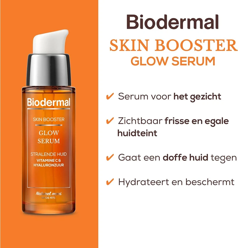Biodermal Skin Booster Glow serum – highly concentrated vitamin C serum - 30 ml