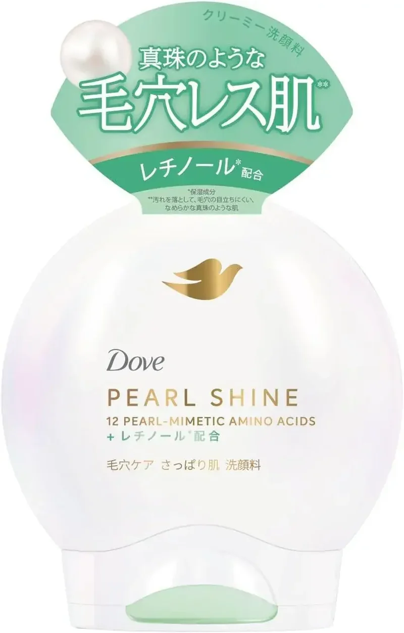 Dove Pearl Shine Foaming Face Cleanser Pore Refining 4.9 oz