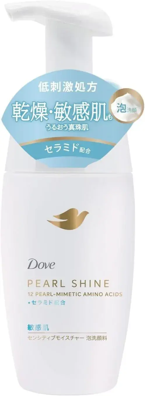 Dove Pearl Shine Gentle Face Foam Cleanser Sensitive Skin 6oz