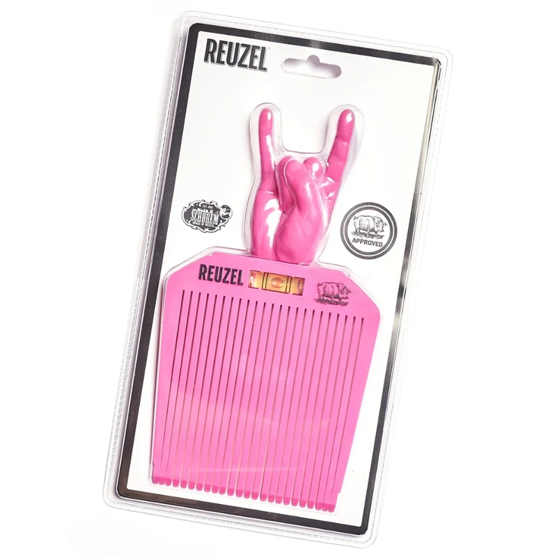 Peigne plat "Rock On Flat Top Comb" - Pour les coupes brosses et les dégradés courts