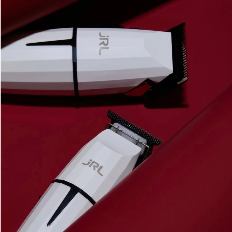 JRL Professional - Trio Tondeuse "2020C-B", tondeuse de finition "2020T-B" et le rasoir "SH2301" sans fil avec pile lithium-ion "Ghost Collection #2" - Ghost