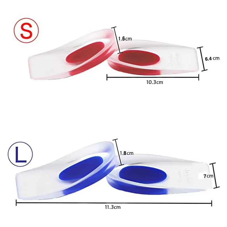 Semelle Talonnette en Gel Anti-douleurs