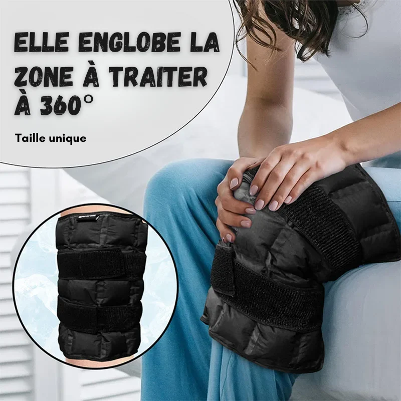 Genouillère Compresse Gel Thérapie Chaud/ Froid