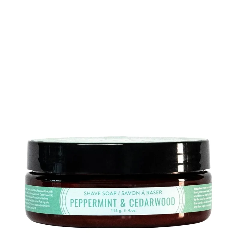 Savon à raser Peppermint & Cedarwood (114g/4.0oz)