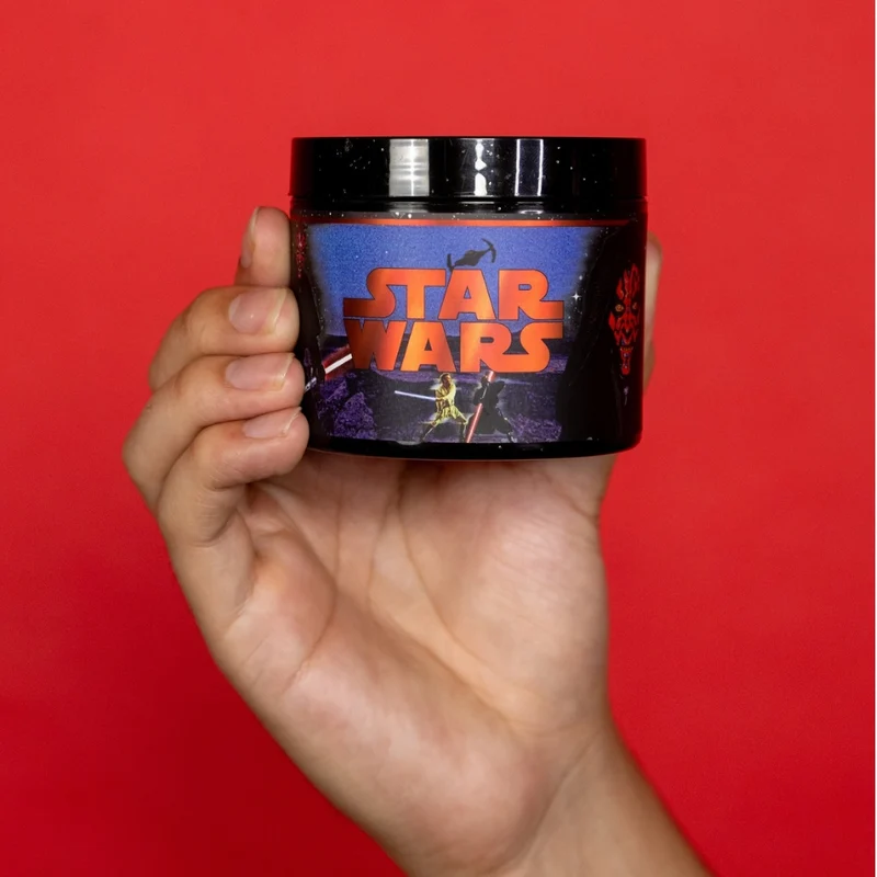 X Star Wars - Pommade "Firme Strong Hold" Édition Darth Maul Dark Side - Tenue extra forte brillance moyenne (118.3ml/4.0oz)