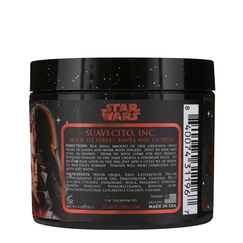 X Star Wars - Pommade "Original Hold" Édition Anakin Skywalker Dark Side - Tenue et brillance moyenne (113ml/4.0oz)