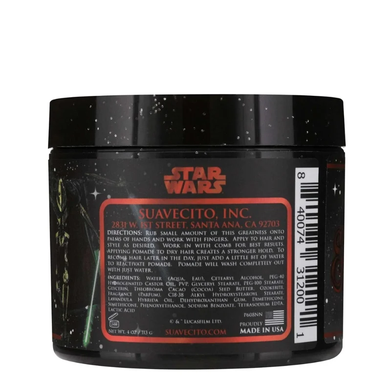 X Star Wars - Pommade d'argile "Matte Pomade" Édition General Grievous Dark Side - Tenue moyenne, fini mat (113ml/4.0oz)