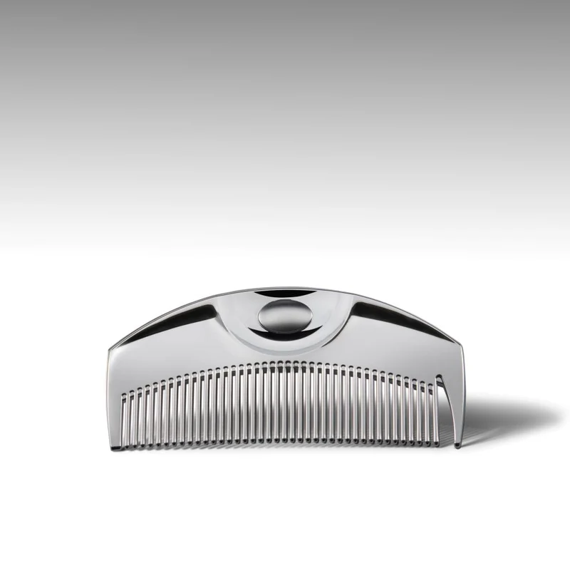 LOVECHROME F Tsuki Hair Brush Comb, Silver