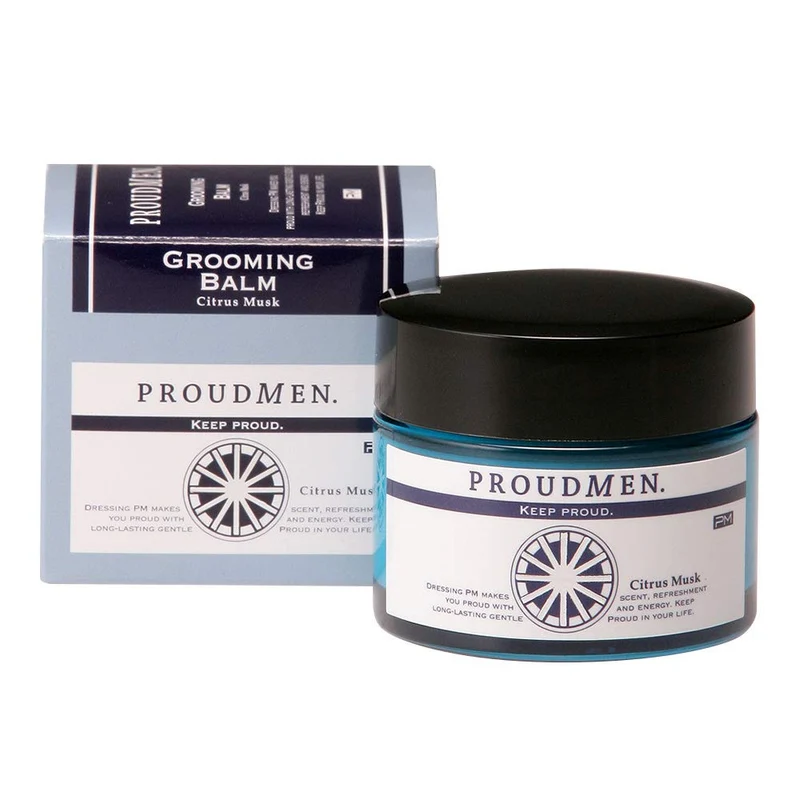 Proudmen. Citrus Musk Solid Perfume for Men - 40G Fragrance Grooming Balm