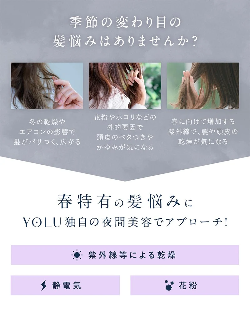 YOLU Shampoo Bottle Spring 2024 Limited Edition Deep Night Repair Night Beauty Shampoo 400mL
