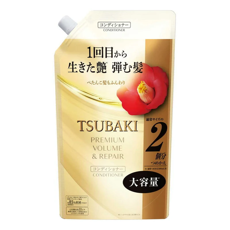 Shiseido TSUBAKI Premium Volume & Repair Conditioner Refill 600mL