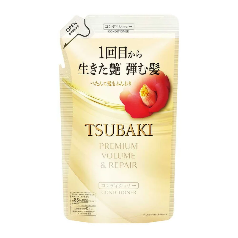 Shiseido TSUBAKI Premium Volume & Repair Conditioner Refill 300mL