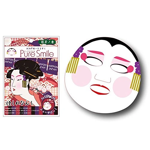Pure Smile Edo Art Mask Beni Dayu - Hydrating & Soothing Facial Mask