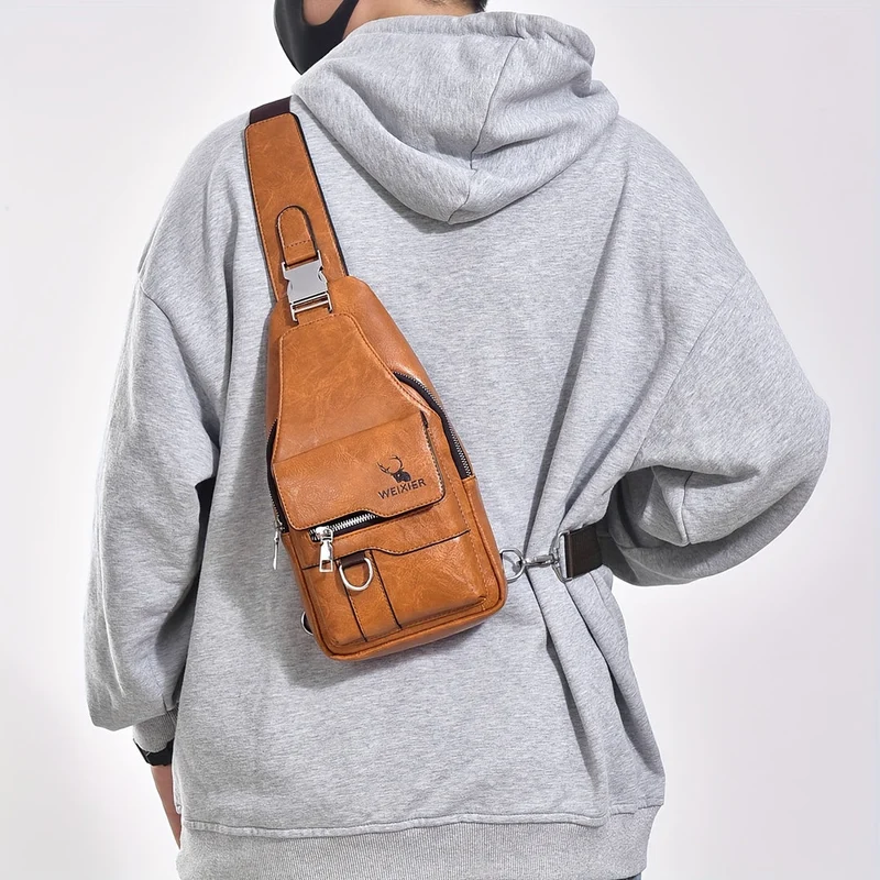 Borsa a Spalla da Uomo | Resistente & Leggera | Grande Capacità