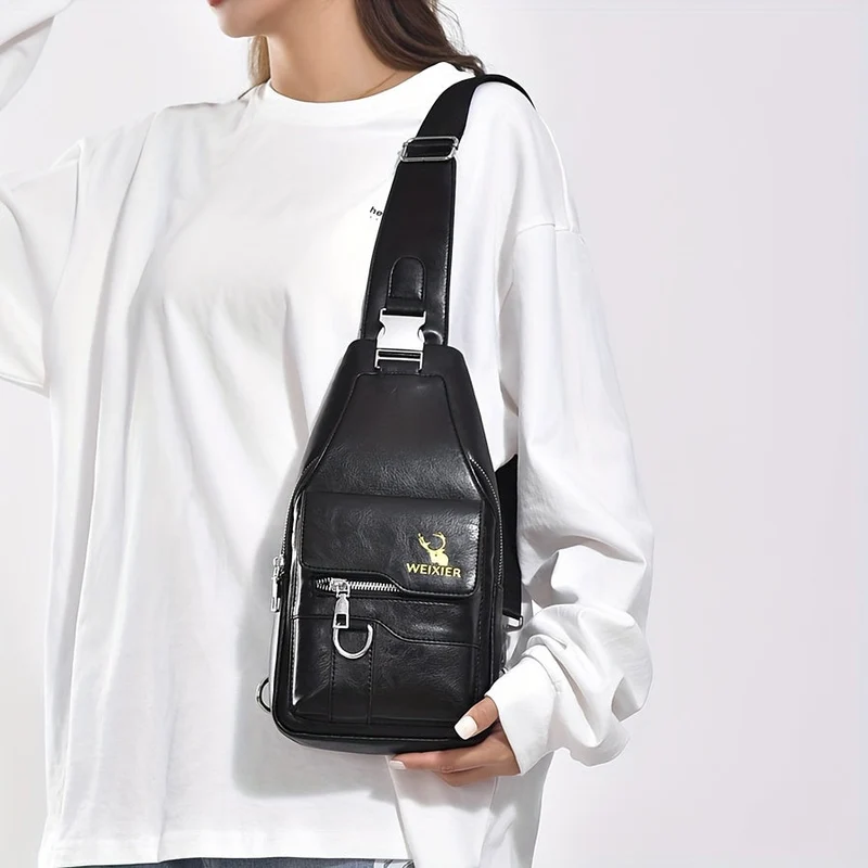 Borsa a Spalla da Uomo | Resistente & Leggera | Grande Capacità